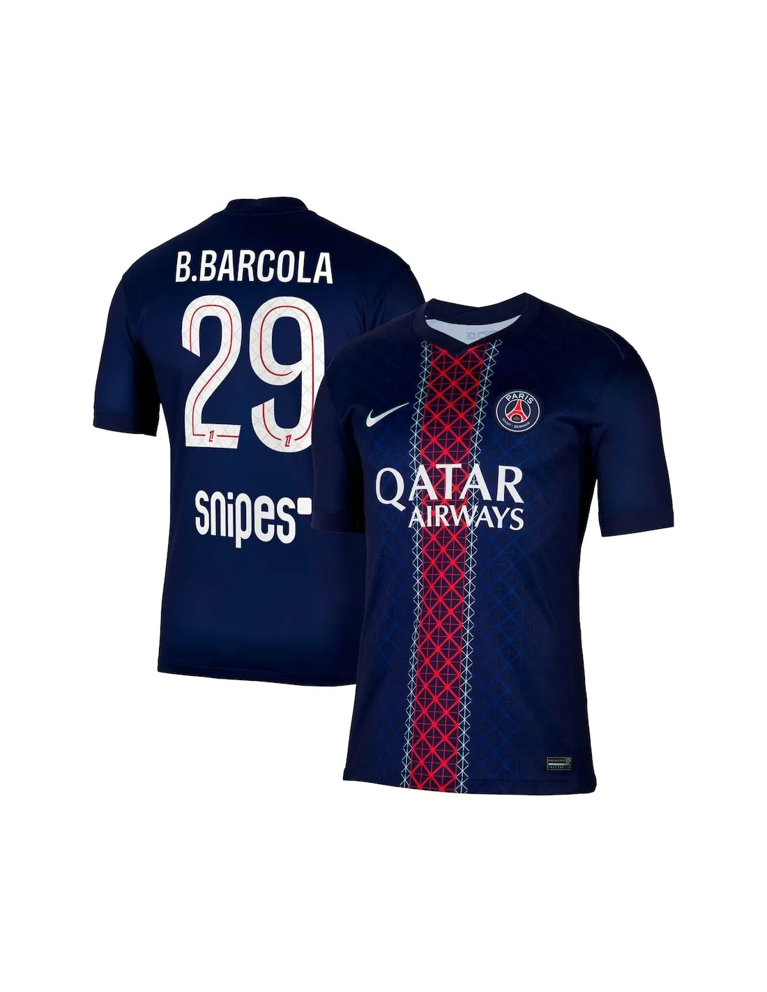 MAILLOT PSG DOMICILE BARCOLA SAISON 2025-2026